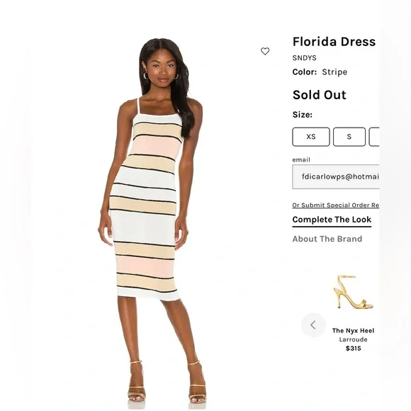 Sndys | Dresses | Sndys Florida Dress | Poshmark